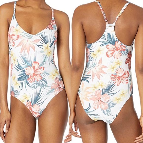 Rip Curl Anini Beach Cheeky Floral Swimsuit NWT Women’s Size Small - Picture 2 of 12